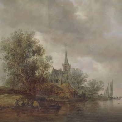 Sous le clocher (œuvre du domaine public)